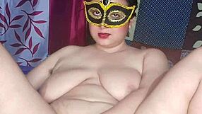 oh man i feel these flames of desire as hot alisha bhabhi with big natural tits masturbates solo using dildo on her hairy pussy