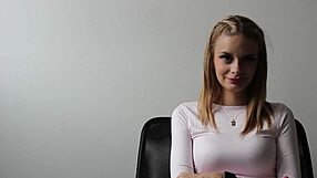 Naomi arrived for her casting interview ready to showcase her blonde charm and skills