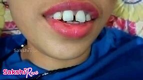 Intense Emotions As I Play With Sexy Step Sister In Bedroom Chudai On Birthday After Tshirt Gift