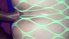 curvy peruvian amateur bent over in interracial doggystyle action