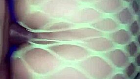 curvy peruvian amateur bent over in interracial doggystyle action