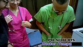 Hey giggles, as a student intern at dr tampa's hospital you're spreading shaved pussy in latex gloves for patient pov humiliation