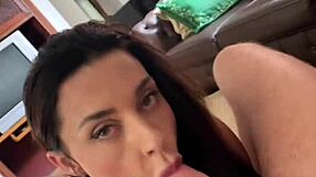 Petite Busty Latina With Long Hair Teases Skinny Body In Wet Sloppy Deepthroat Pov Blowjob During Casting