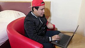 Dana Barzagli, the tattooed Latina secretary with big ass, punishes her employee in the office with intense actions.