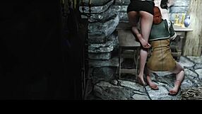 how do triss and yennefer take control in this femdom blowjob scene