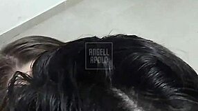 Underdånig blond överraskar sin man med ultimativ söt flickväns munsex