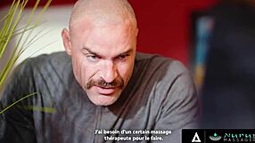 Hey, Tengok Sesi Urut Nuru Santai Ni Dengan Threesome Bos Dan Intern, Ada Sarikata Perancis