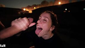 Slutty Teen Gets Risky Outdoor Public Facial Cumshot in Broad Daylight. Wild Adventure Unfolds With Intense Action.