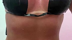 story of before and after tanning with the machine ready just come