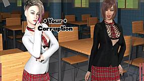 レズビアンスーパーヒロインが濡れた剃毛マンコを舐め回すクンニアクション