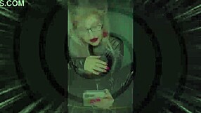 Dominant Femdom Boss Inspects Sissy Bimbo in Office with Glasses and Intense Jerk Off Instructions