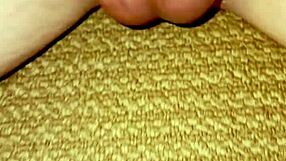 What happens when solo male gets hard in close up pov action?