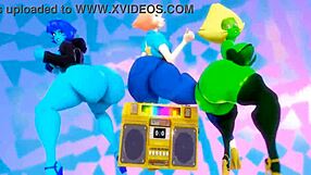 toca toca twerking fun in the room