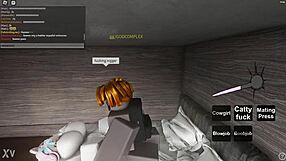 Two whores on Roblox get fucked in a wild session. They scream as cocks pound their tight holes.