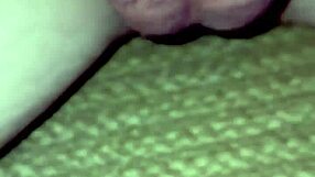 What happens when solo male gets hard in close up pov action?