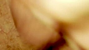 What happens when solo male gets hard in close up pov action?