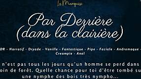 French Nympho Takes Huge Cock in Outdoor Anal Assfucking with Dirty Talk