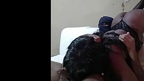 African Ebony Amateur Dildos Her Big Ass On Sofa Craving Real Cock