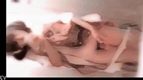 i see my amateur japanese shemale self in the mirror during gentle solo play time.