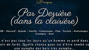 French Nympho Takes Huge Cock in Outdoor Anal Assfucking with Dirty Talk