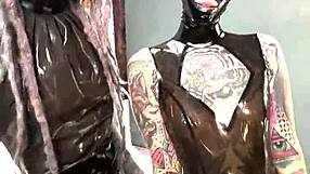 Behind the Scenes of Goth Latex Femdom with Anal Fingering, Dildo Play, and Lesbian Pussy Licking in Doggystyle