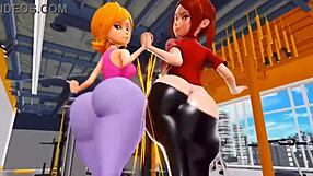 toca toca twerking fun in the room