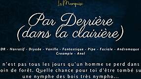 French Nympho Takes Huge Cock in Outdoor Anal Assfucking with Dirty Talk