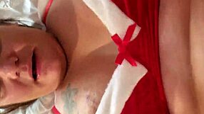 tonya sinn takes christmas creampie