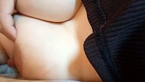 Excited Pregnant Slut with Huge Nipples