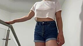 Aku Jemput Klien Didi Tanpa Bra dan Dia Ngeh Payudara Kolombia Besar Ku!