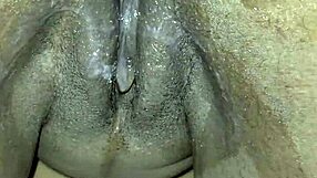 Bent Over Babe Gets Creampie In Doggystyle With Cum Covered Finish