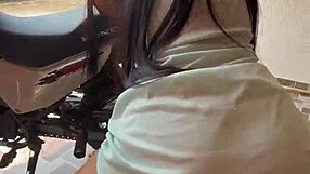 Colombian Babe Rides Creampie In Public Exhibitionist Sex With Neighbors Watching Outdoors