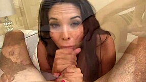 hey, she uses a vibrating wand for orgasm then rides a big cock to anal creampie