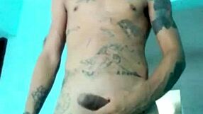 Magrinho showing his good toy in the living room at home