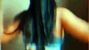 this naughty girl starts twerking and dancing funk wildly, building up to an intense orgasm release