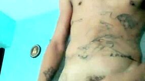 Magrinho showing his good toy in the living room at home