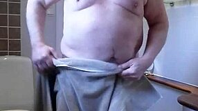 Hey, check out Chris taking a solo shower bath