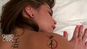 Why does Riley Reid dive into her debut adult video with such petite pov intensity?