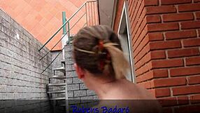 Grandma offers her tasty ass to the young panty thief in see-through video.