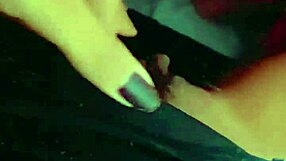 The tattooed temptress at 19 explores her desires with a red rose