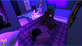 Viper fucking candy her demi-human kittens