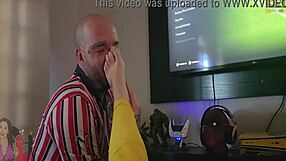 the cuckold didn't even notice i took forever getting back from the gym, brought him a creampie surprise in my pussy and made him clean it all up