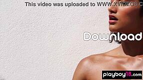 petite asian babe angel constance squeezes orange on her perfect tits outdoors 😍