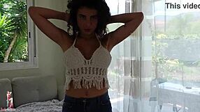 Lady ana gets a double fisting pussy pissing pee intense orgasm 😱