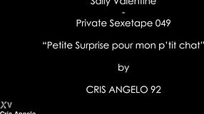 in this homemade video cris angelo joins sally lys valentine for a fun session with friends in uniforms and nylons