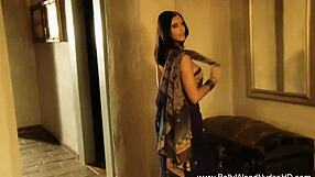 I feel so drawn to this brunette's sensual Indian striptease, her nude dancing and teasing undressing ignite deep erotic emotions