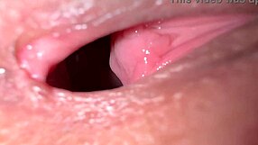 Extreme close up shows 18 year old virgin girl's tight pussy getting fucked hard