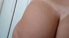 I can't believe how I'm dancing totally naked, showing off my ass and tits like this!