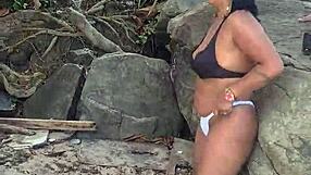 헤이, 펠루디나스 크루 해변에서 양성애 스윙으로 미쳐가