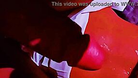 Why resist when this sex doll takes a massive cock cumshot in slow motion?